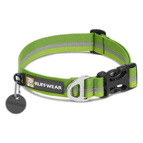 Ruffwear obojek pro psy Crag collar, zelený, velikost 36 - 51cm