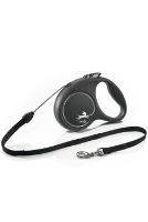 Vodítko FLEXI Black Design S lanko 5m/12kg růžová NEW Vodítko FLEXI Black Design S lanko 5m/12kg růžová NEW