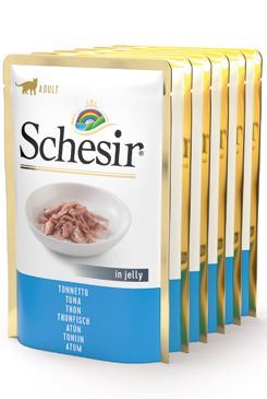 Schesir Cat kapsa Adult Monoprot. tuňák/kuře 6X85g