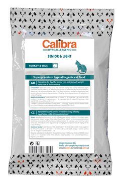 Calibra Cat HA Senior & Light Turkey 80g - vzorek