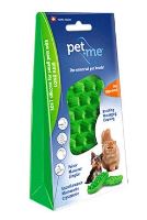 Pet and Me Kartáč pro douhosrsté kočky zelený
