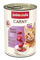 Animonda Carny Adult Konzerva - hovězí & jehněčí pro dospělé kočky 400 g
