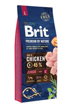 Brit Premium by Nature Dog Junior L 15 kg