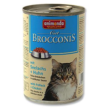 Animonda Brocconis Konzerva - treska & kuře pro dospělé kočky 400 g