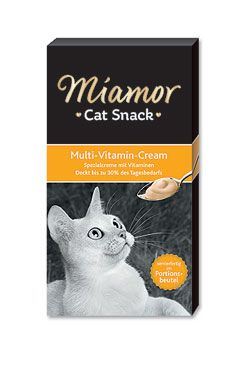 Miamor Krém multi-vitamin - pochoutka s vitamíny a taurinem pro kočky 6x15 g