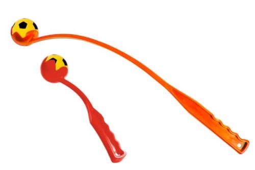 Karlie-Flamingo vrhač míčků, oranžový, 64cm
