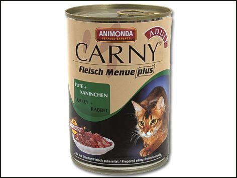 Animonda Carny Konzerva - krůta & králík pro dospělé kočky 400 g
