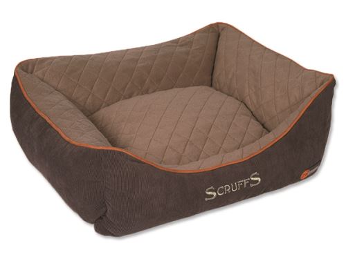 Scruffs Thermal Box Bed Termální pelíšek hnědý  - velikost S, 50x40 cm