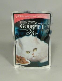Gourmet Perle kapsa kočka s gril.hov. a mrkví 85g