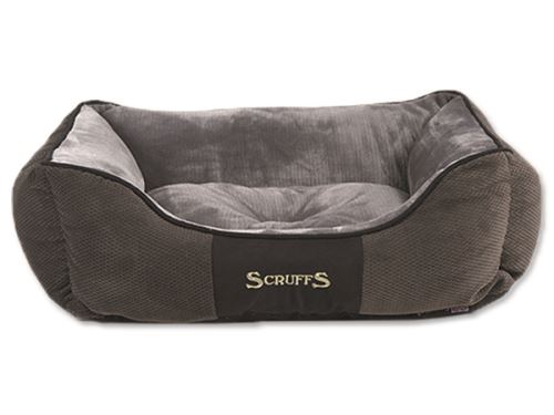 Scruffs Chester Box Bed Pelíšek šedý - velikost M, 60x50 cm