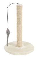 Škrabadlo sloupek s hračkou béžová 63cm Zolux (1)