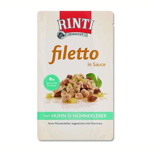 Rinti Filetto kapsička - kuře & kuřecí játra v omáčce 125 g