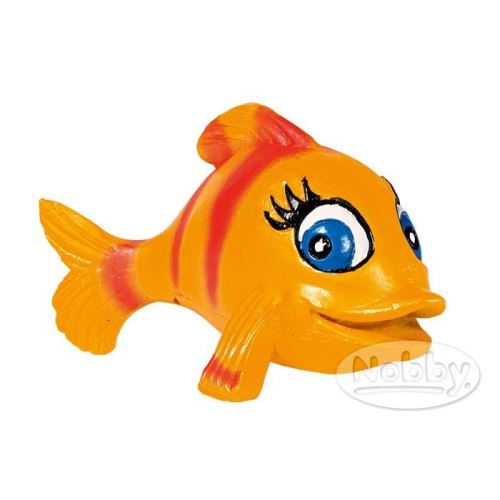 Nobby akvarijní dekorace Ryba oranžová 8 x 6 x 6 cm
