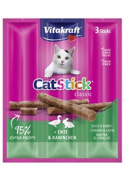 Cat Stick VITAKRAFT Mini Ente + Kaninchen 3 ks