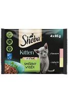 Sheba kapsa Junior Mix výběr 4x85g