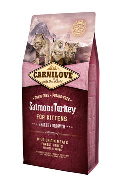CARNILOVE Salmon and Turkey Kittens Healthy Growth 6 kg