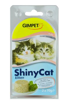 Gimpet ShinyCat Junior konzerva kuře 2x85g