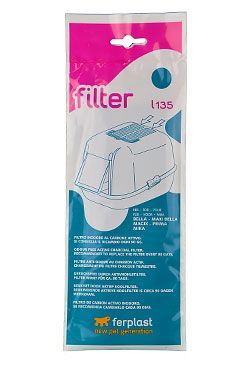 Ferplast L135 Náhradní uhlíkový filtr k WC pro kočky - 1 ks
