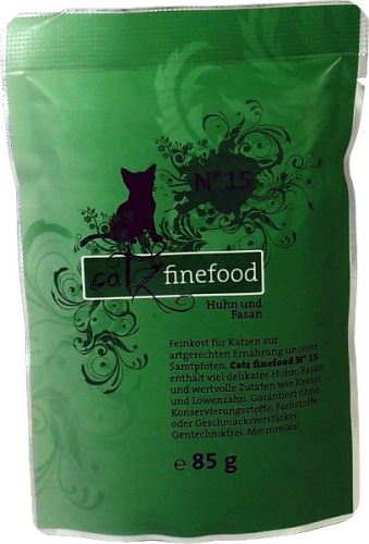 Catz Finefood No.15 Kapsička - kuře & bažant pro kočky 85 g