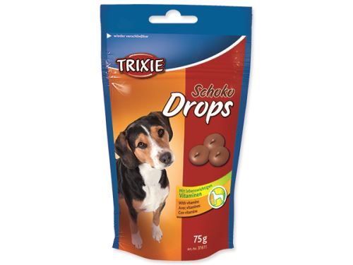 Dropsy TRIXIE Dog čokoládové 75g