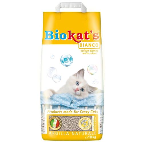 Gimpet Biokats Bianco podestýlka hrudkující bez vůně, 10 kg