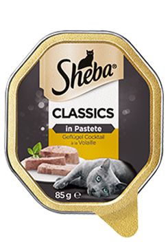 Sheba vanička Drůbeží paštika koktejl 85g