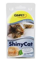 Gimpet kočka konz. ShinyCat tuňák/krevety 2x70g