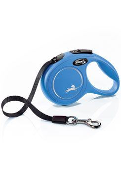 Vodítko FLEXI Design XS lanko 3m/8kg modrá