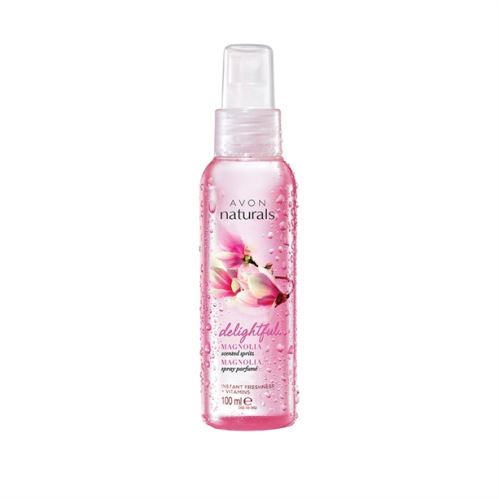 Avon Naturals tělový sprej s magnolií 100 ml