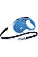 Vodítko FLEXI Classic NEW S lanko 8m/12kg modrá