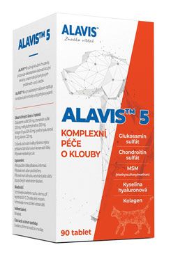 Alavis 5 pro psy a kočky - kompletní kloubní výživa, 90 tablet