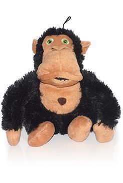 Hračka pes Crazy monkey černá 36cm