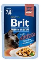Brit Premium Cat D Fillets Gravy Chick Sterilised 85g