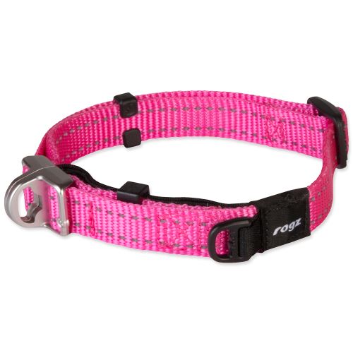Obojek ROGZ Safety Collar růžový M 1ks
