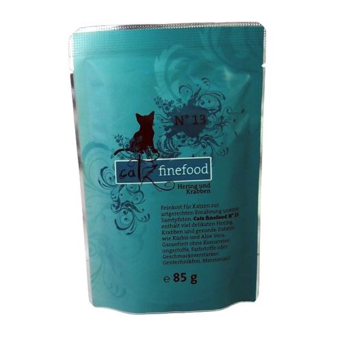 Catz Finefood No.13 Kapsička - sleď & krevety pro kočky 85 g