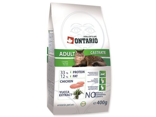 Ontario Adult Castrate - kuřecí pro kastrované kočky