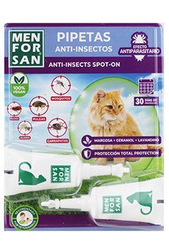 Menforsan Antiparazitní pipety pro kočky 2 ks