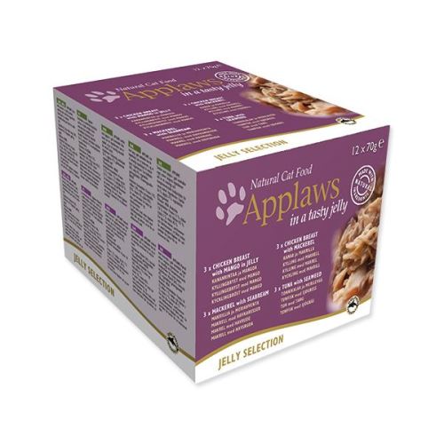 Konzervy APPLAWS Cat Jelly Selection multipack 12 x 70 g