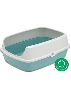 WC kočka MARYLOO 50 cm s vysokým okrajem, korálová