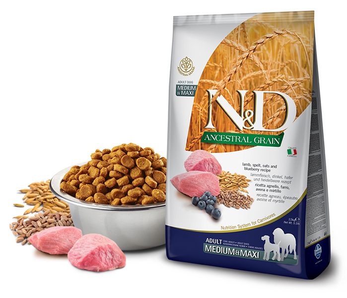N&D Granule Low Grain Dog Adult M/L Lamb & Blueberry