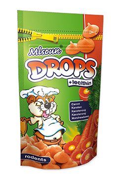 Pochoutka hlodavec Mlsoun banánové dropsy 75g
