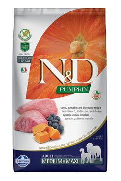N&D GF Pumpkin DOG Adult M/L Lamb & Blueberry 12 kg