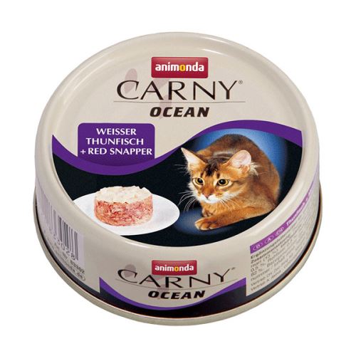 Konzerva pro kočky Animonda Carny Ocean - bílý tuňák/ kanic červený 80 g