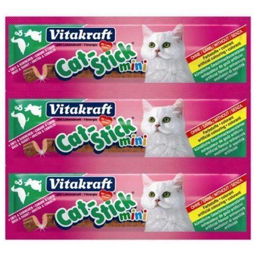 Cat Stick VITAKRAFT Mini Ente + Kaninchen 3 ks