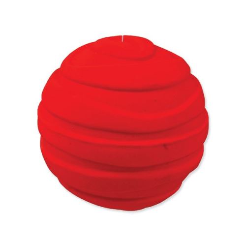 Hračka DOG FANTASY Latex míč pruhovaný se zvukem 7,5 cm