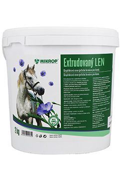 Mikrop Horse Len extrudovaný pro koně kyblík 2kg
