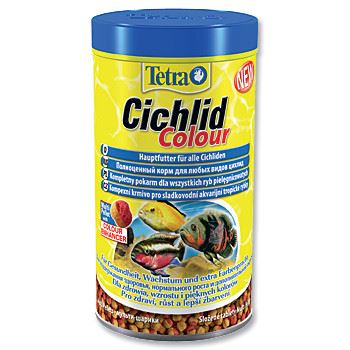 Tetra Cichlid Colour krmivo pro ryby zjasňující barvy 500 ml