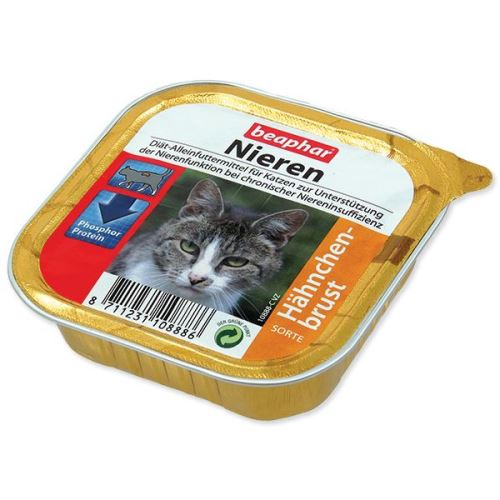 Paštika BEAPHAR Renální dieta pro kočky s kuřetem 100 g