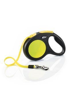 Vodítko FLEXI New Neon páska M - 5 m
