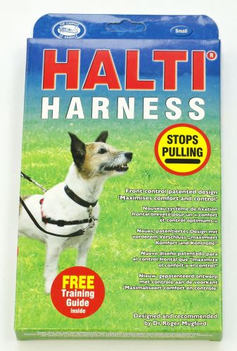 Halti Harness Nylonový postroj proti tahání pro psy červeno-černý